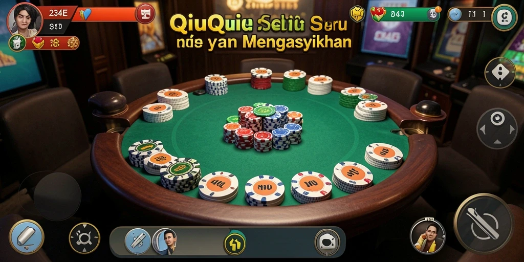 Tangkapan layar gameplay QiuQiu yang menarik di 234E.