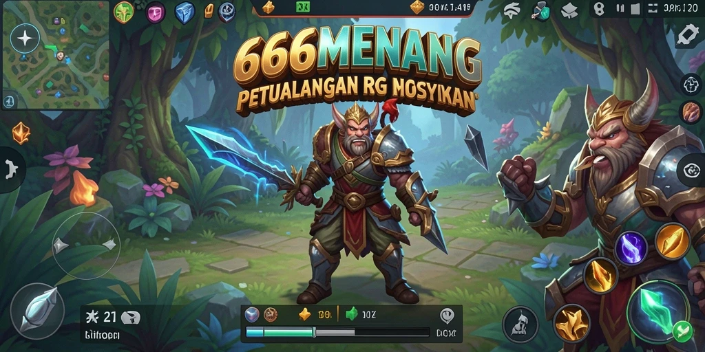Tampilan menarik dari gameplay RPG di 666MENANG.