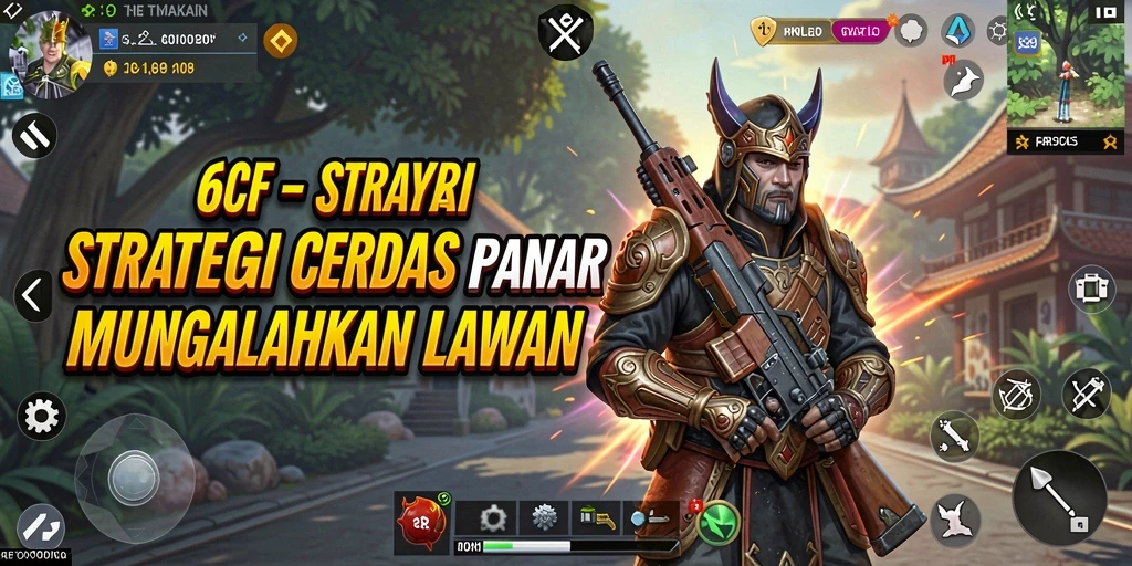 Tampilan gameplay seru dan menantang di 6CF.