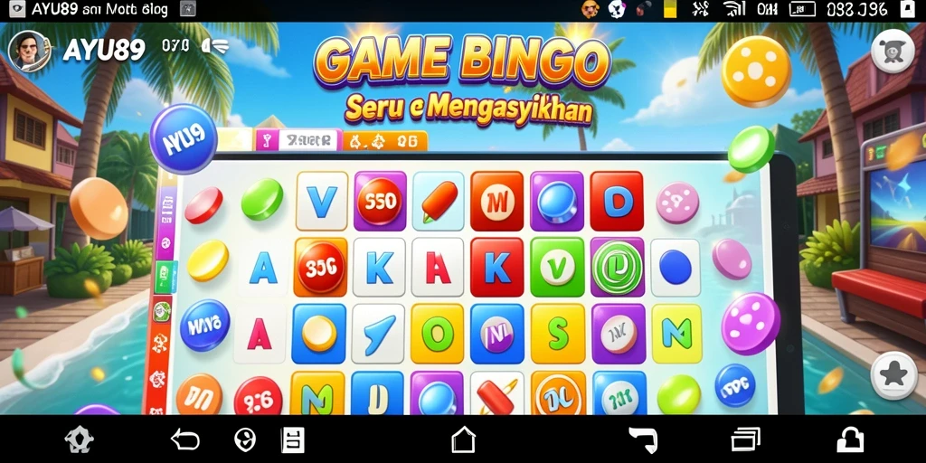 Screenshot gameplay AYU89 yang menunjukkan suasana Bingo yang seru.