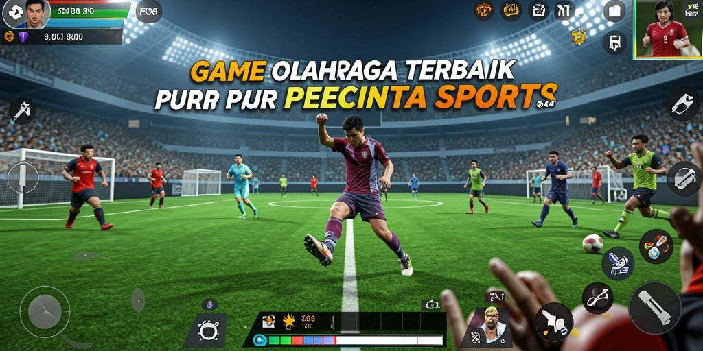 Tangkapan layar <strong>FO8</strong> menunjukkan aksi intens dalam permainan olahraga.