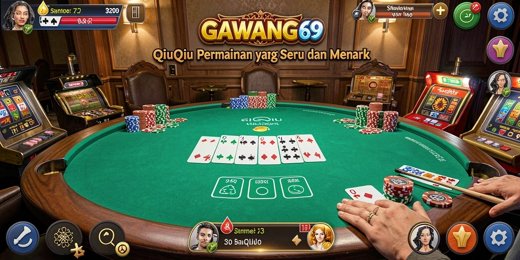 Tampilan menarik gameplay QiuQiu di GAWANG69.