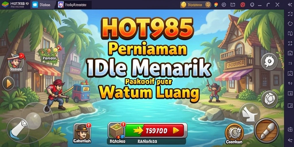 Tangkapan layar gameplay HOT985 menampilkan karakter yang sedang beraksi dalam mode Idle.