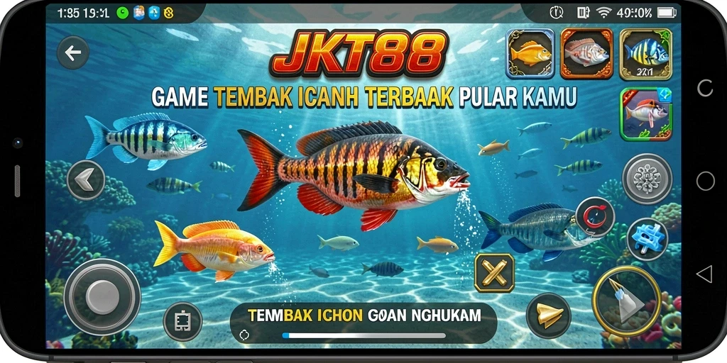 Gameplay seru Tembak Ikan di JKT88.