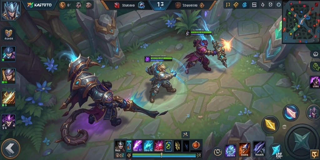 Tampilan gameplay seru di arena KASTOTO