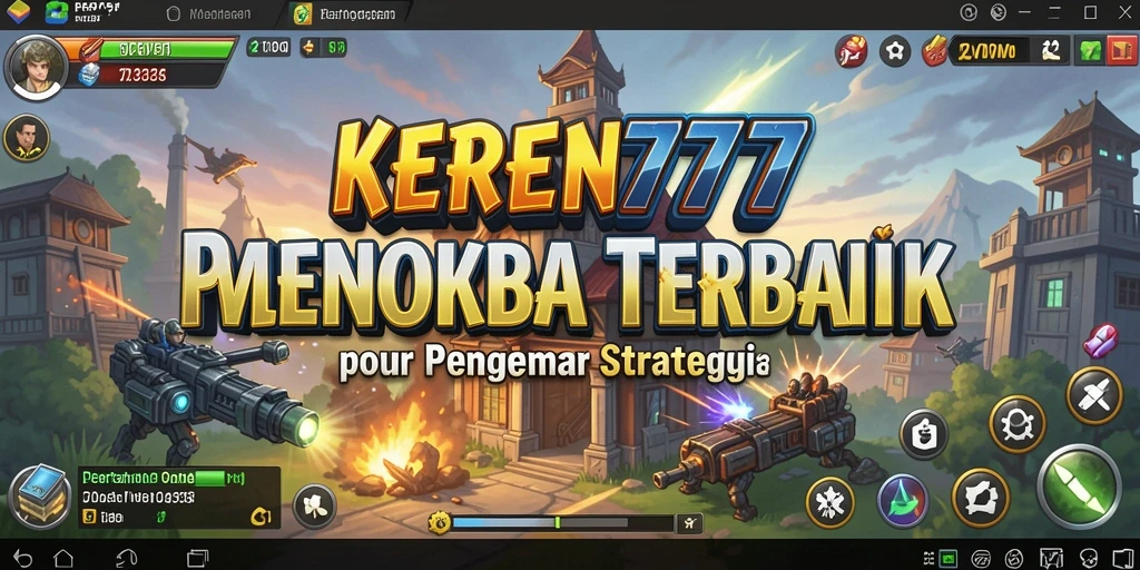 Tampilan gameplay menakjubkan KEREN777 dalam mempertahankan menara.