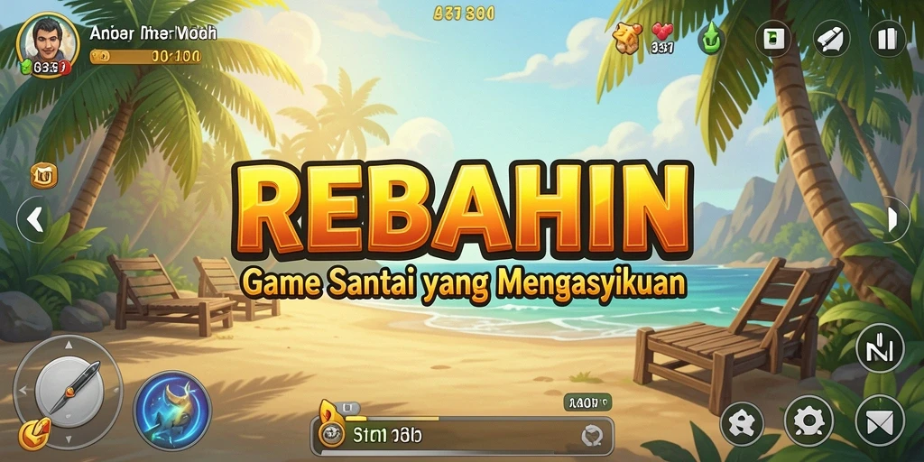 Gameplay seru dan mudah diakses dalam REBAHIN.