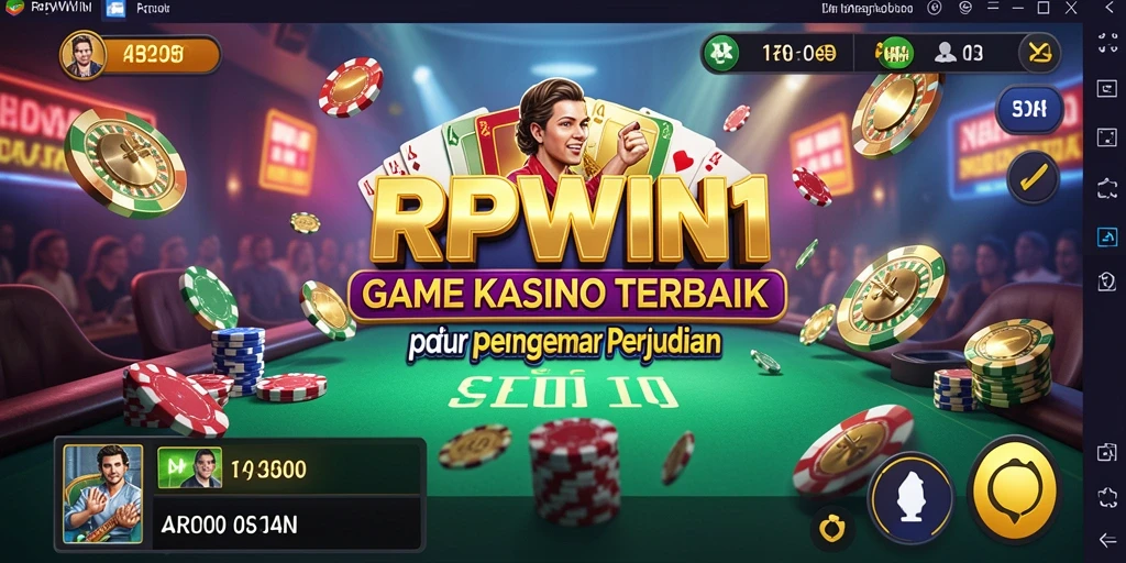Tampilan gameplay RPWIN1 yang mendebarkan di kasino.