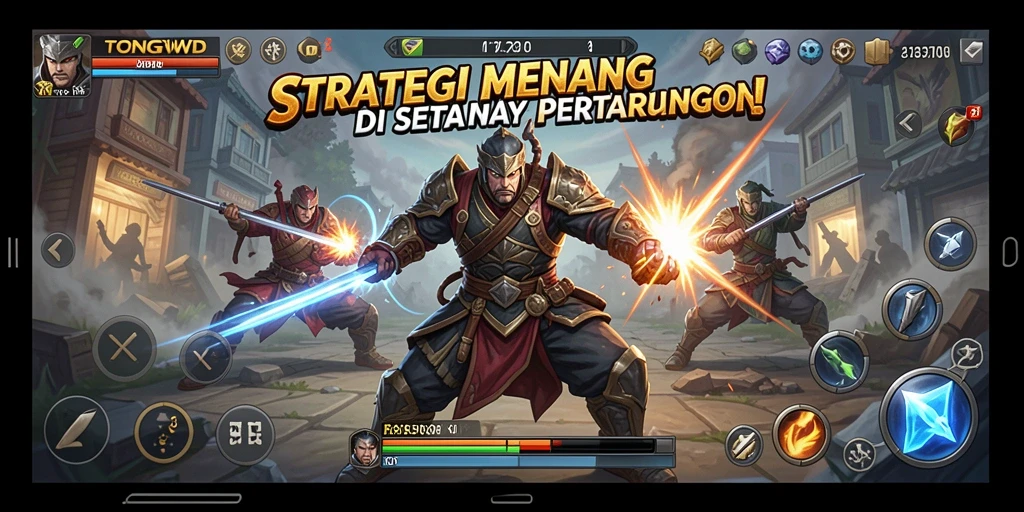 Gameplay TONGWD yang mendebarkan dan penuh strategi.