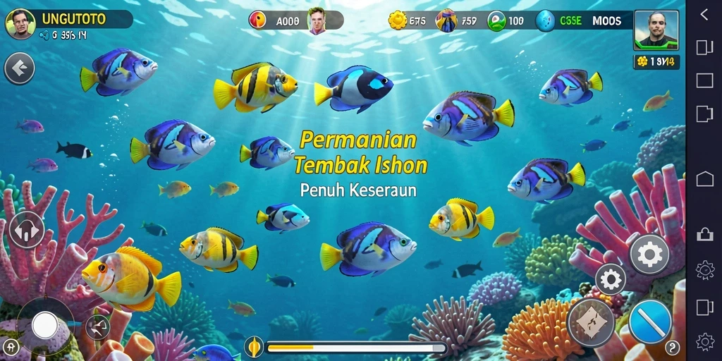 Tampilan menarik dari gameplay UNGUTOTO yang seru.