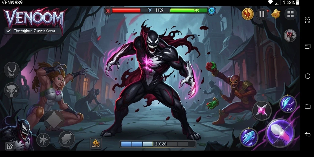 Gameplay interaktif dan menantang dalam VENOM889.