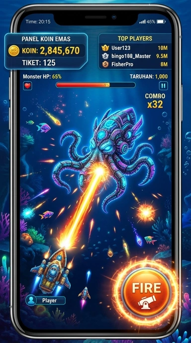 Screenshot dari aplikasi bingo188 menunjukkan antarmuka yang intuitif.